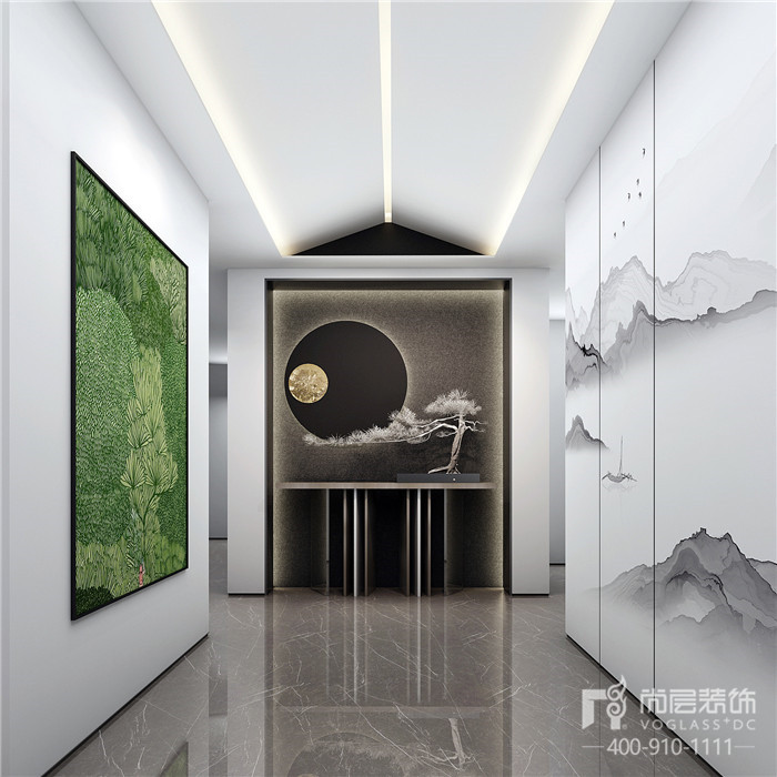紫都晶園580平方米中國現代風格別墅裝修設計案例