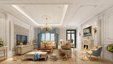 遠洋天著-優雅典范與奢華浪漫的完美融合 別墅裝修設計效果圖